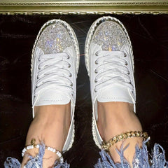 Women's Rhinestone Sneakers