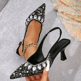 Women's Rhinestone Ankle Strap Sandals