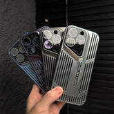 Electroplating Hollow Blade Heat Dissipation Case Suitable For iphone