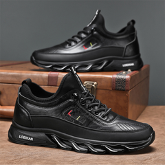 ⏰Limited Time Sale 70% OFF-Men's Casual Fashion Orthopedic Hiking Shoes – Anti-Puncture, Anti-Collision, Non-Slip Arch Support Leather Outdoor Sports Shoes for All-Terrain Performance