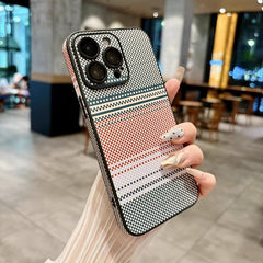 Carbon Fiber Full-cover Mobile Phone Case Suitable for iPhone Series