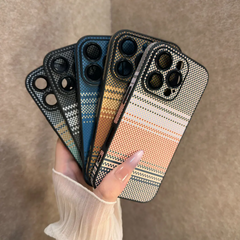 Carbon Fiber Full-cover Mobile Phone Case Suitable for iPhone Series