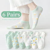 Sunny Bloom Socks – 6 Pairs