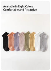 Elegant Mesh Socks 8-Pairs