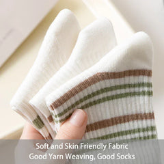 Olive Breeze Socks – 6 Pairs