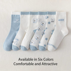 Puppy Cloud Socks – 6 Pairs