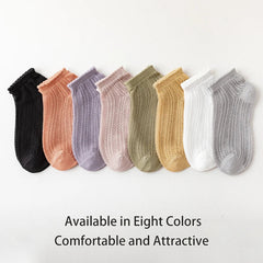 Elegant Mesh Socks 8-Pairs