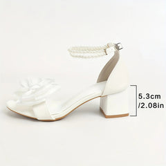 Women's Adorned Bow Mary Jane Heels