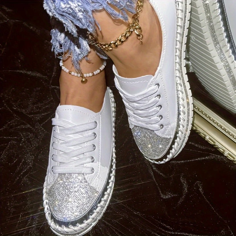Women's Rhinestone Sneakers
