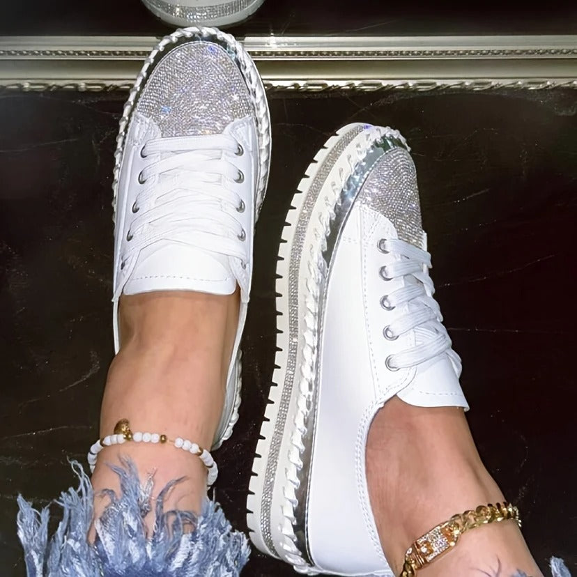 Women's Rhinestone Sneakers