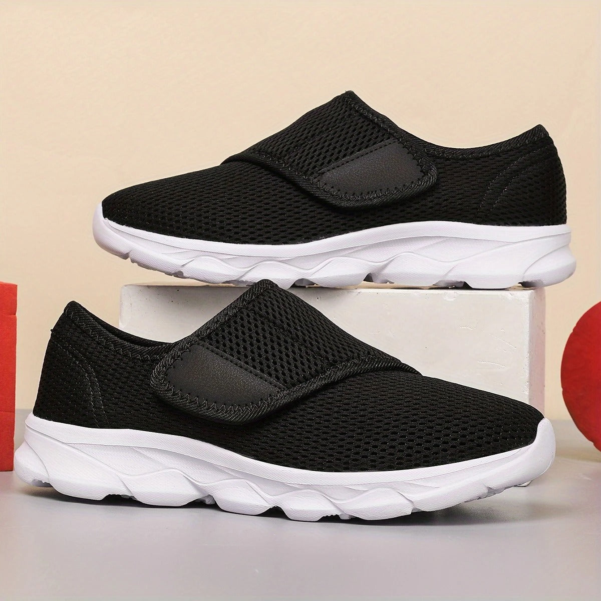 Adjustable Strap Walking Sneakers