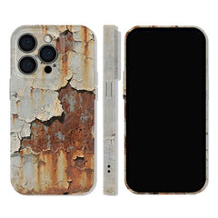 Rusty Track Glossy Pattern iPhone Case with Full Button Coverage | Stylish and Creative