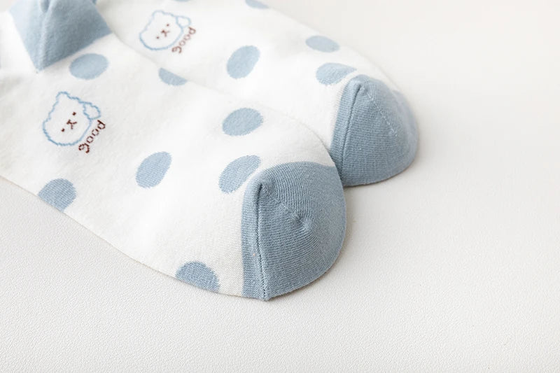 Fuzzy Bear Squad Socks - 5 pairs