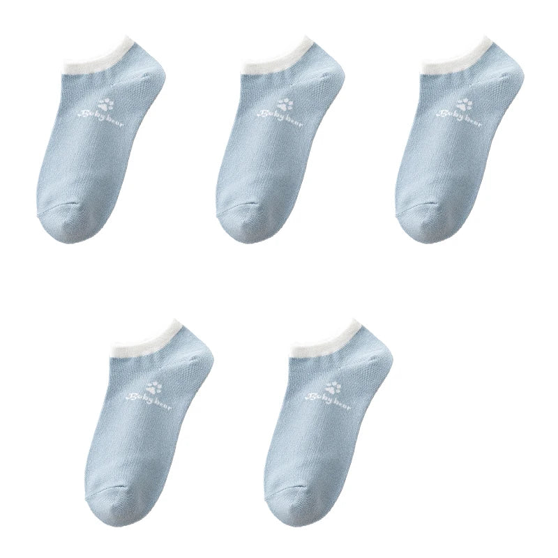 Fuzzy Bear Squad Socks - 5 pairs