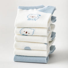 Fuzzy Bear Squad Socks - 5 pairs