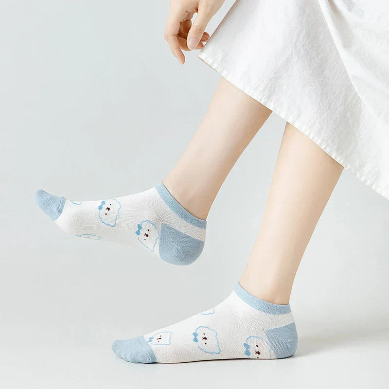 Fuzzy Bear Squad Socks - 5 pairs