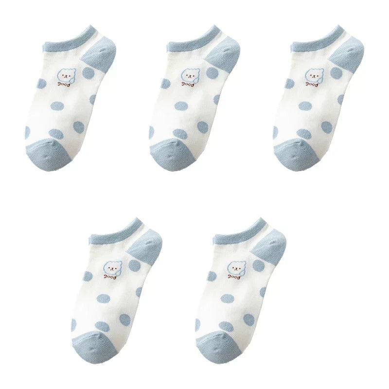 Fuzzy Bear Squad Socks - 5 pairs