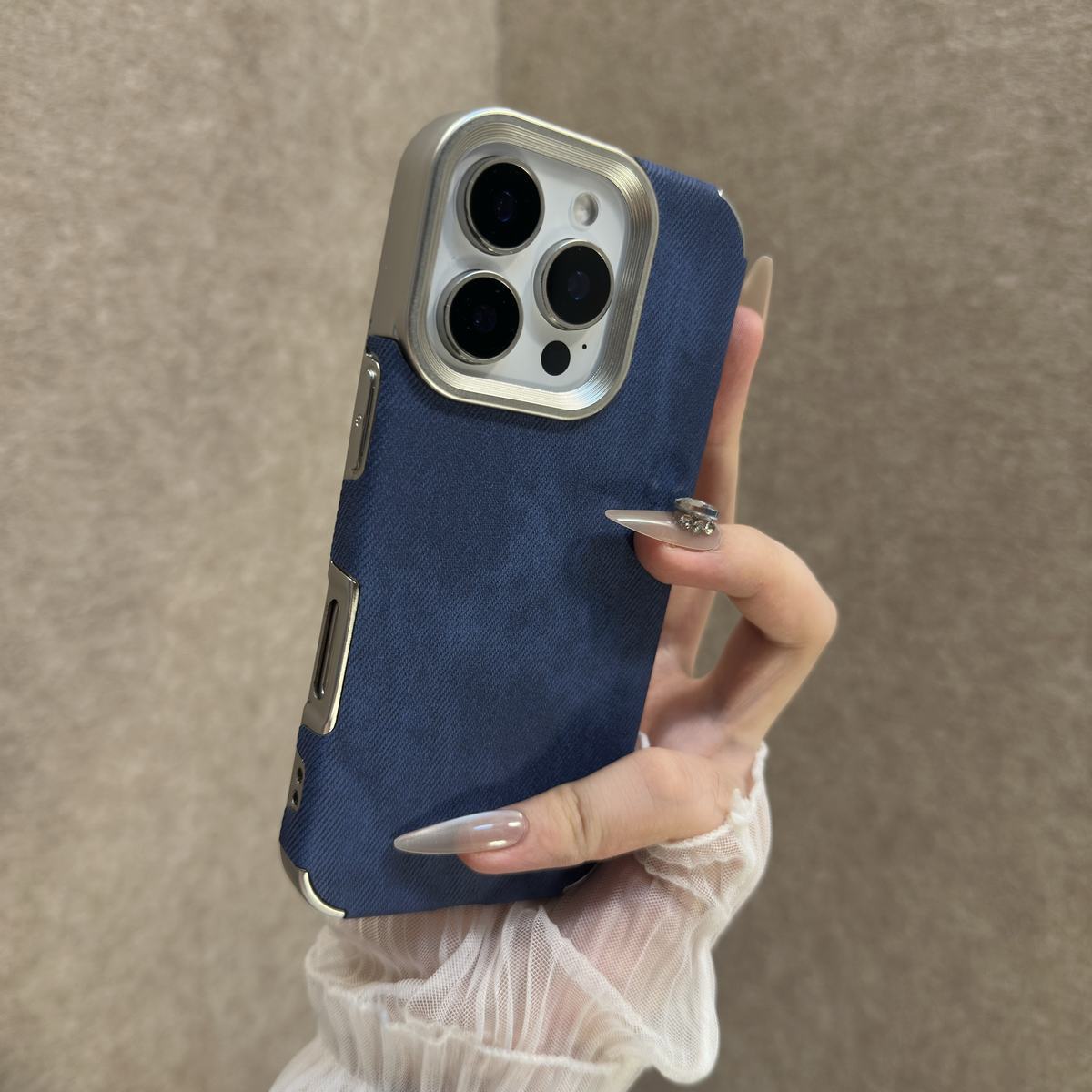 Leather Snow Mountain Pattern Phone Case For iPhone Cases