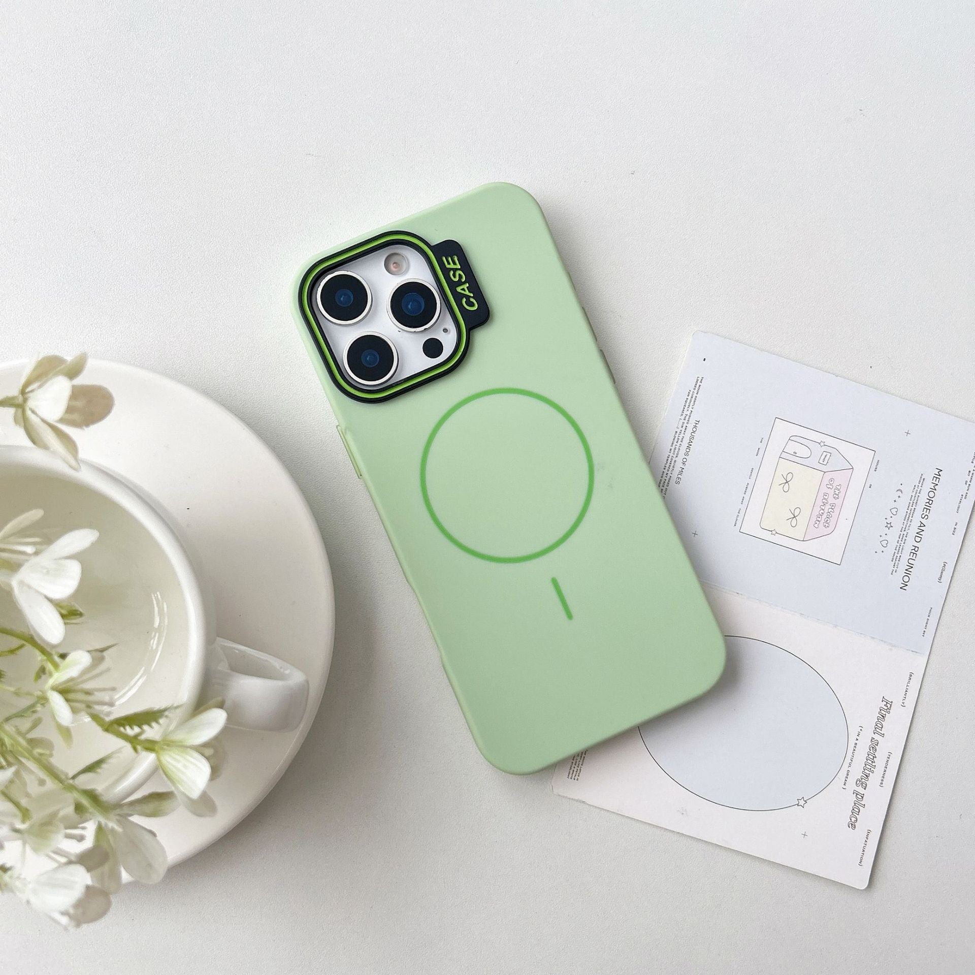 Macron Silicone Magnetic Case for iPhone