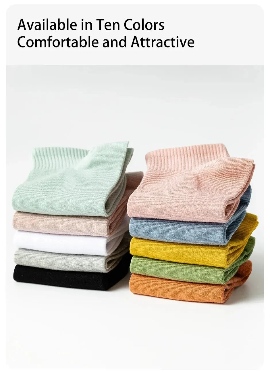 Candy Color Socks – 10 Pairs