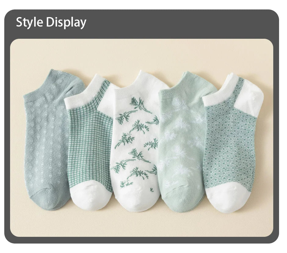 Minty Fresh Socks – 5 Pairs