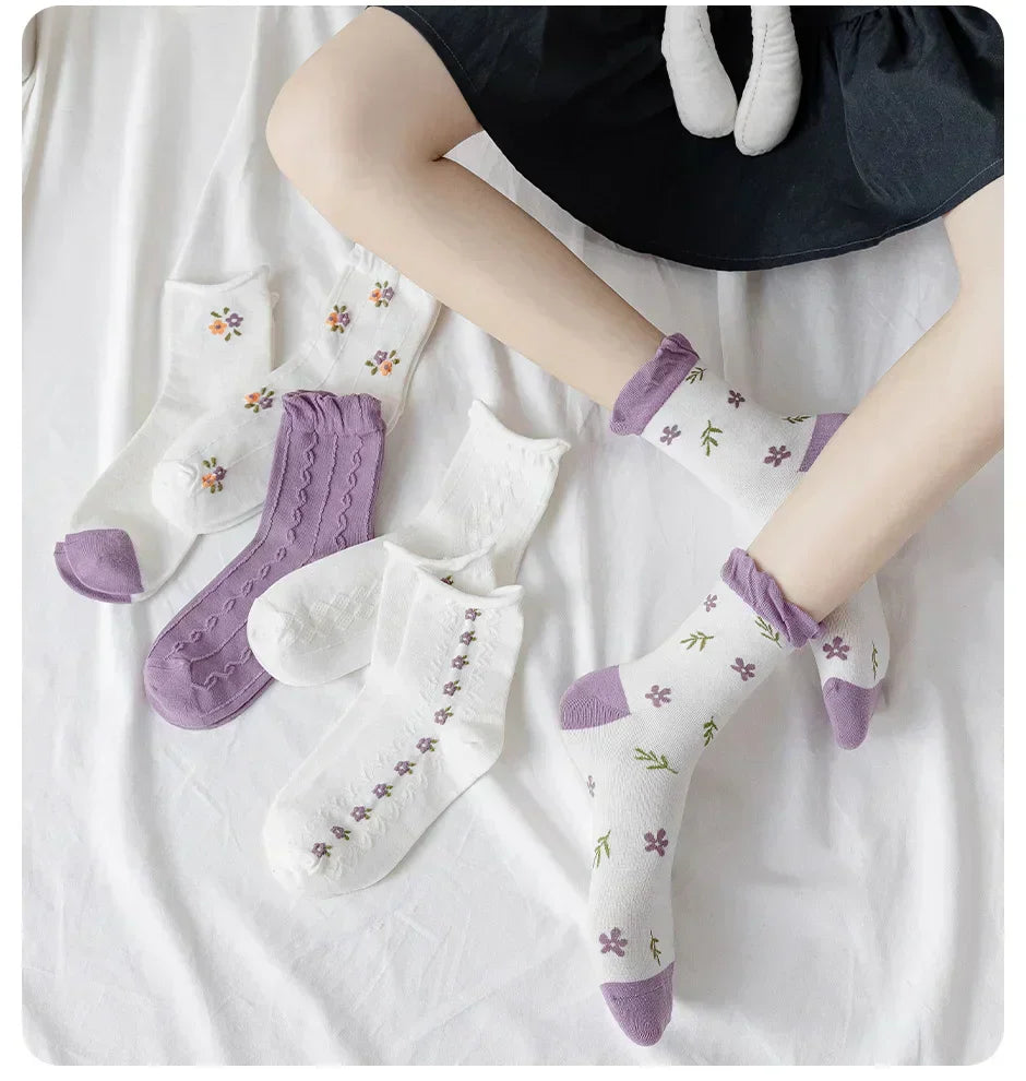 Sweet Lace Socks – 6 Pairs