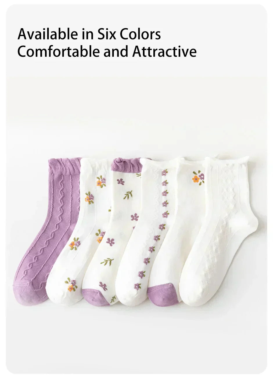 Sweet Lace Socks – 6 Pairs