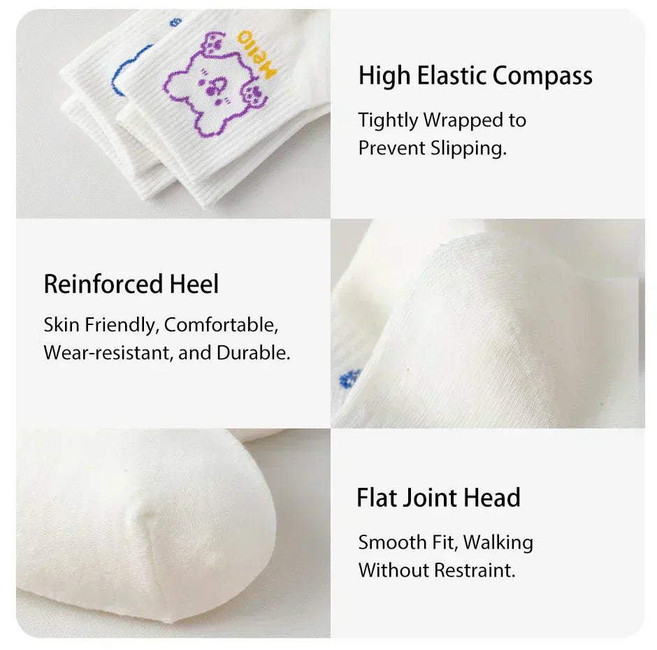 Bear'Buddies Socks– 6 Pairs