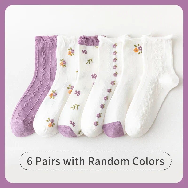 Sweet Lace Socks – 6 Pairs