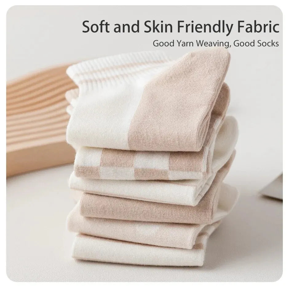 Khaki Bear Socks 6-Pairs