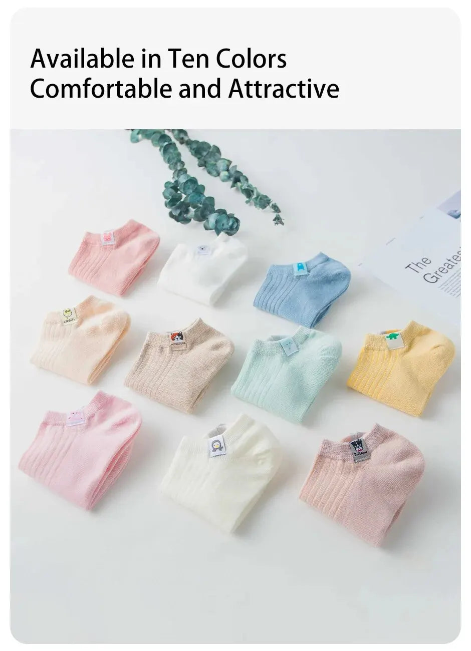 Pastel Breeze Socks 10-Pairs