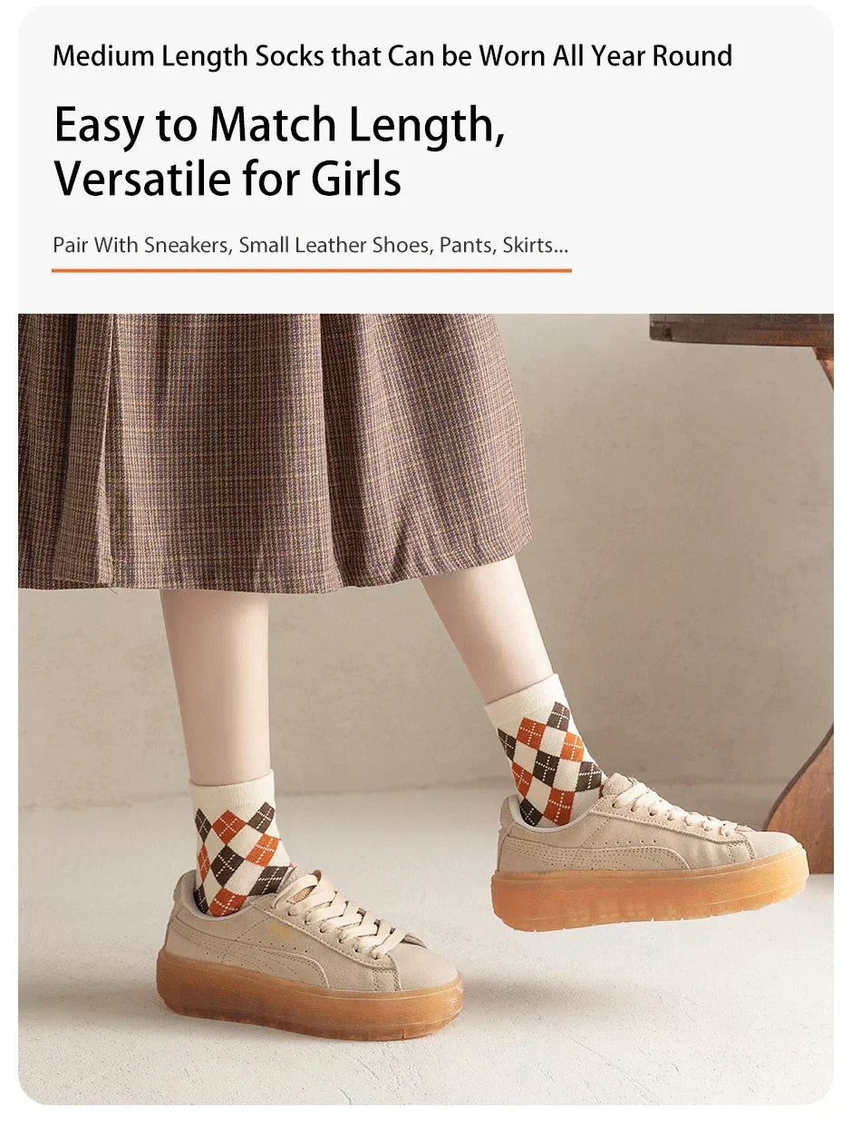 Vintage Khaki Socks – 6 Pairs