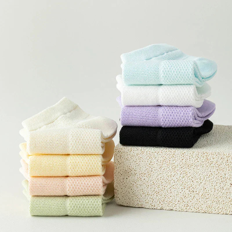 Breathable Colorful Socks - 12 Pairs