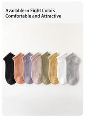Elegant Mesh Socks 8-Pairs