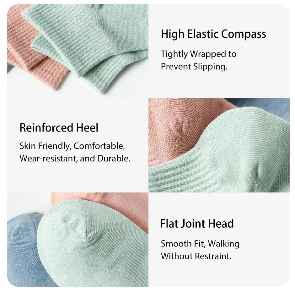 Candy Color Socks – 10 Pairs