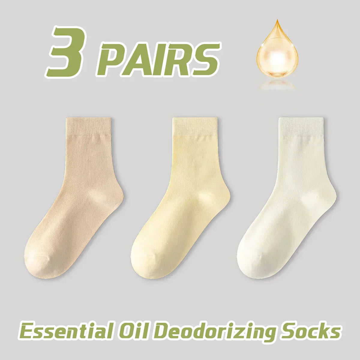 Pastel Breeze Socks – 3 Pairs