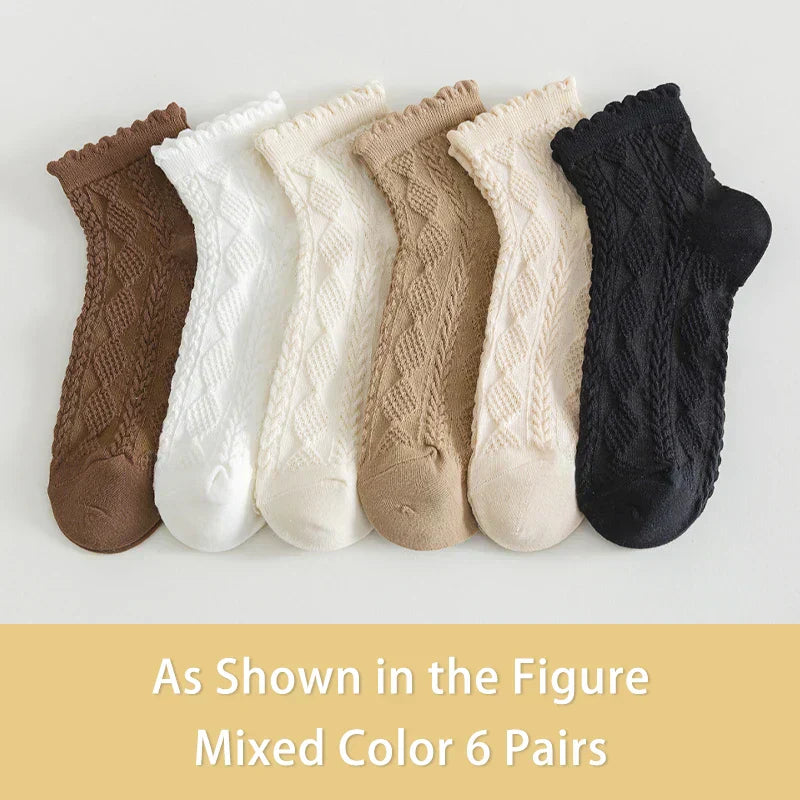 Sugar Lace Socks – 6 Pairs