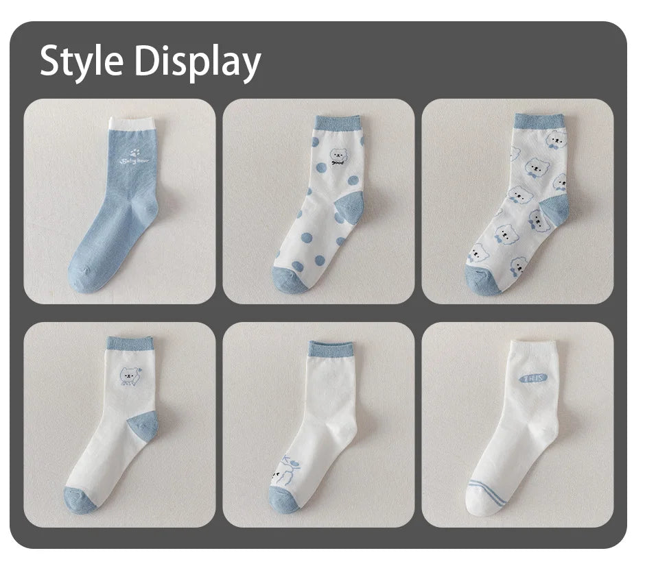 Puppy Cloud Socks – 6 Pairs