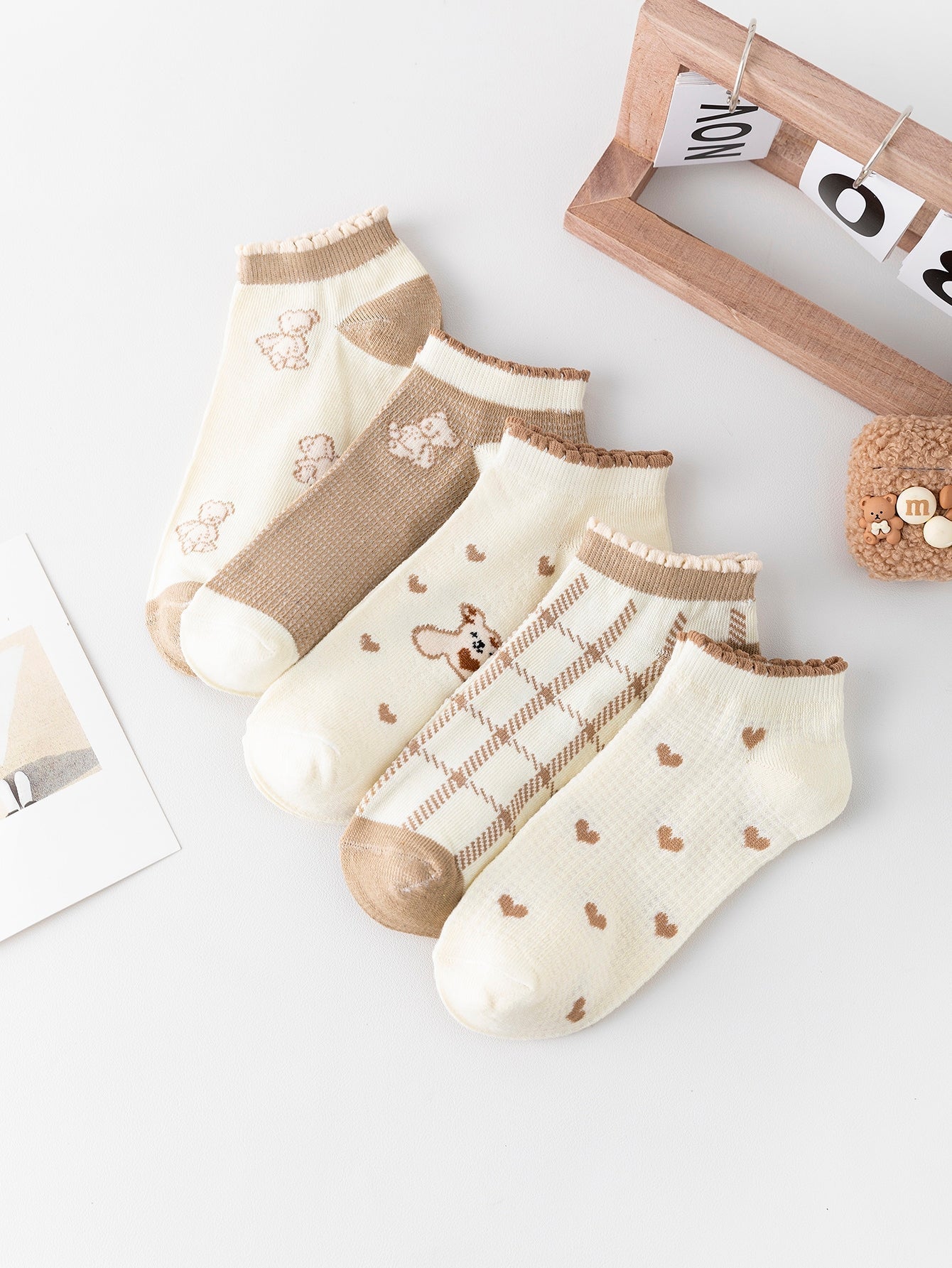 Summer Kawaii Socks - 5 Pairs