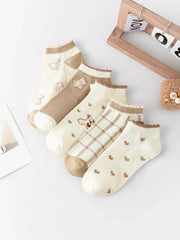 Summer Kawaii Socks - 5 Pairs