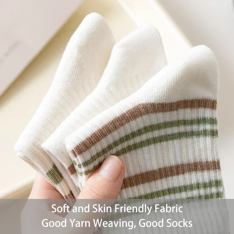 Olive Breeze Socks – 6 Pairs