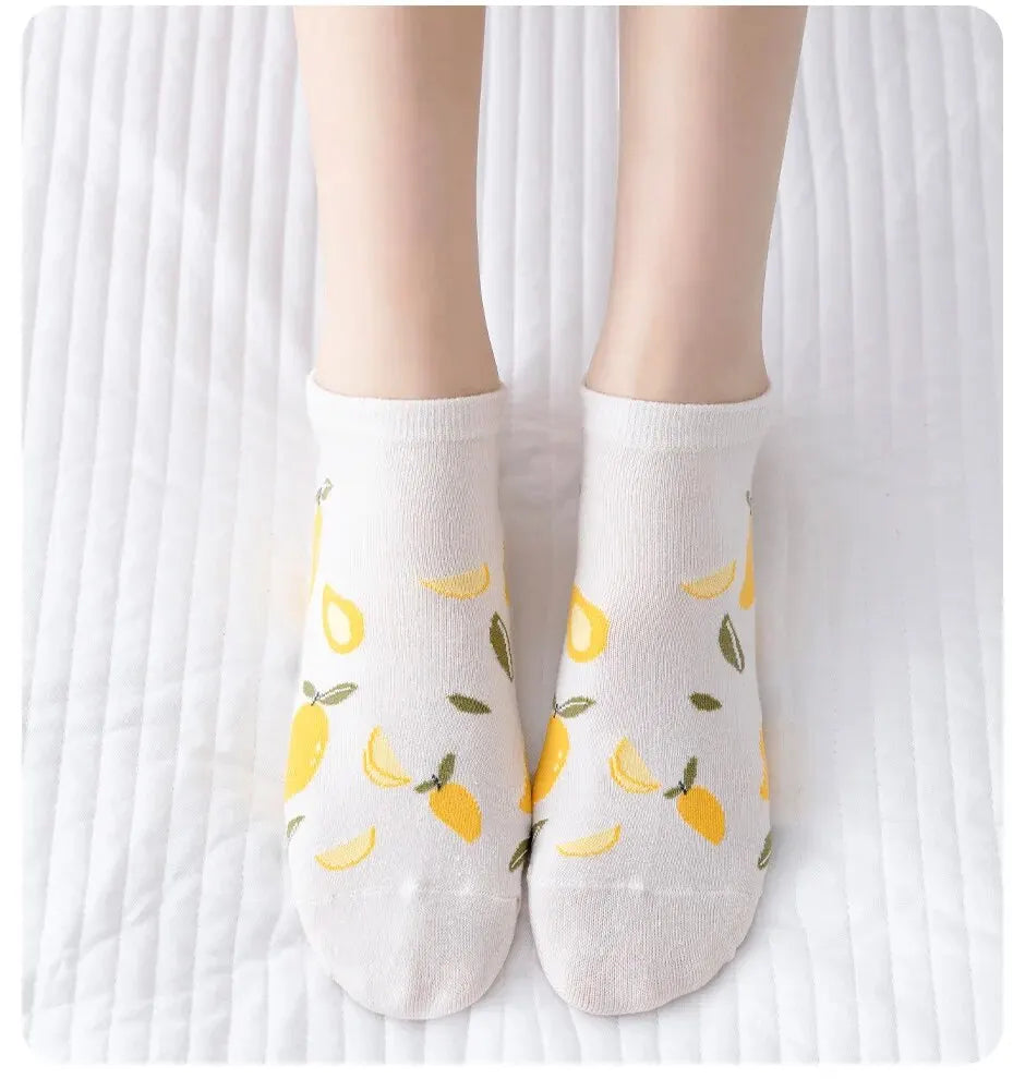 Lemon Rabbit Socks – 6 Pairs