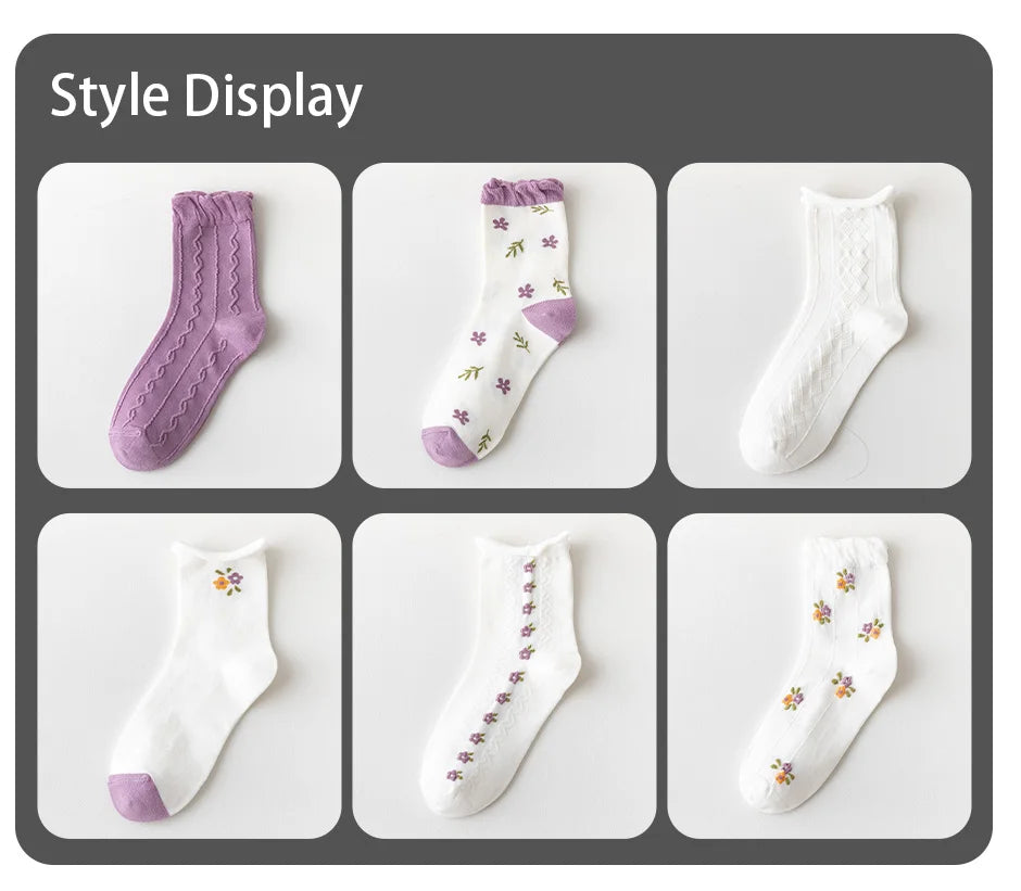 Sweet Lace Socks – 6 Pairs