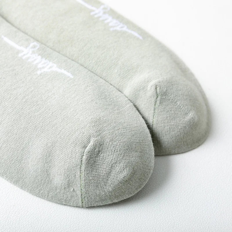 Green Summer Socks - 5 Pairs