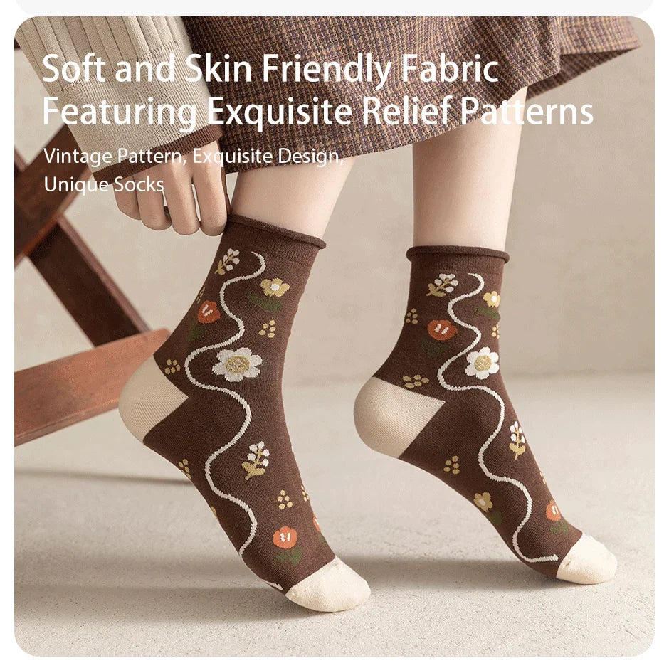 Vintage Khaki Socks – 6 Pairs