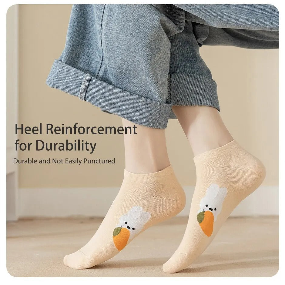 Lemon Rabbit Socks – 6 Pairs
