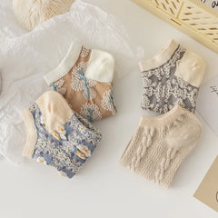 Harajuku Kawaii Socks - 4 Pairs