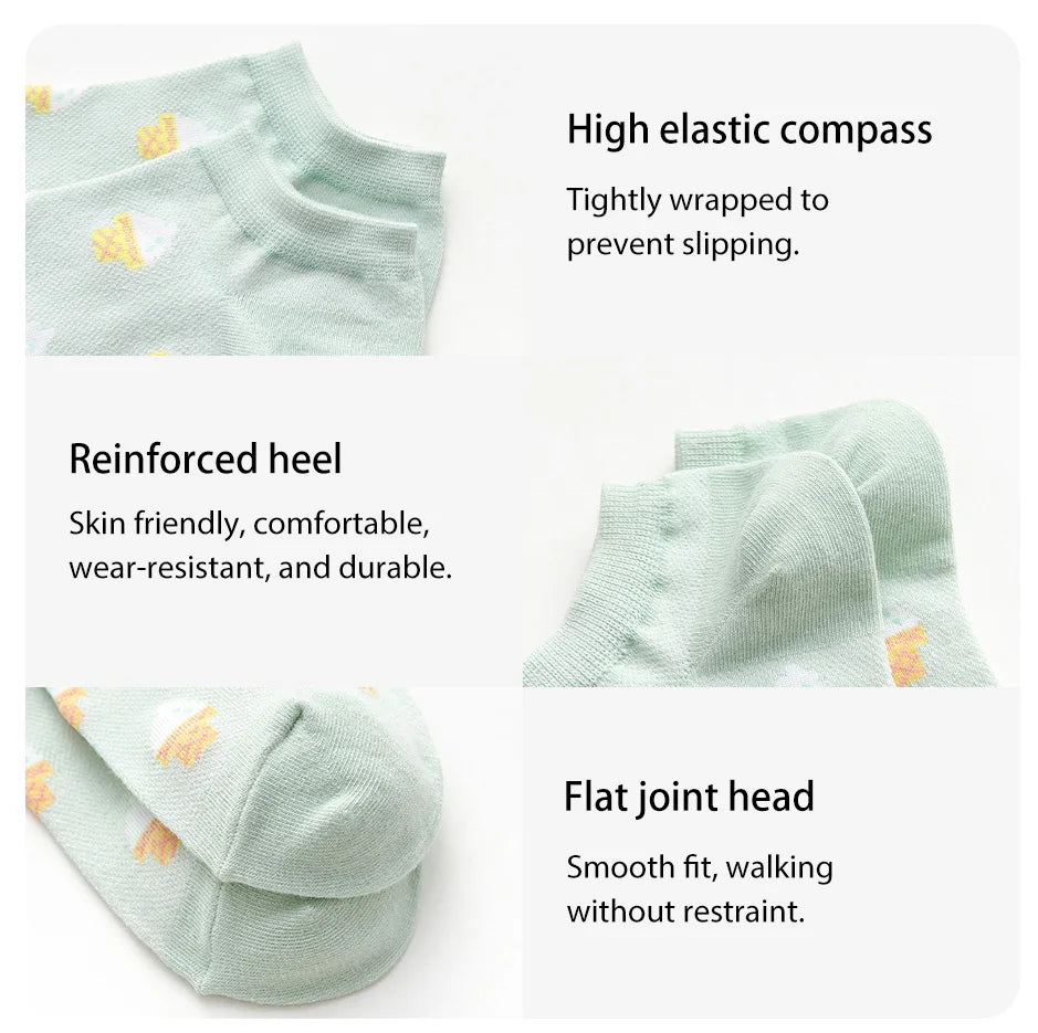 Sunny Bloom Socks – 6 Pairs