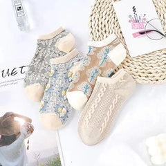 Harajuku Kawaii Socks - 4 Pairs