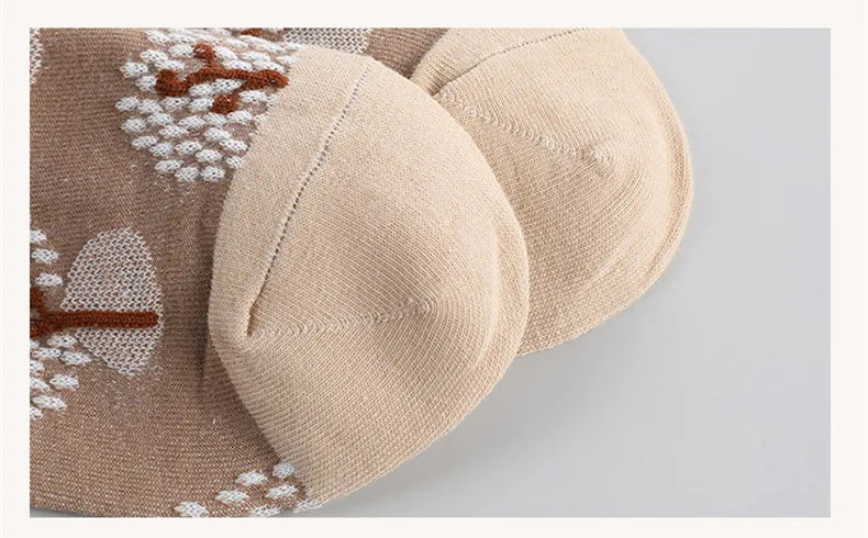 Vintage Jacquard Socks - 5 Pairs